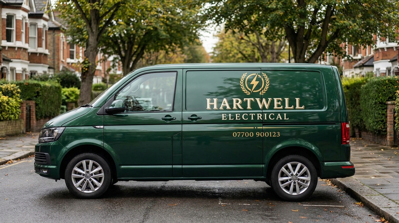 Ben Bell Electrical van